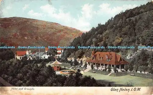 R554917 Glen Helen Hotel and Grounds F Hartmann Isle of Man Serie 1 Nr 6