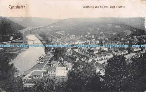 R552884 Carlshafen Carlshafen von Frankes Eiche Gesehen Graph Verl Anst G m b H