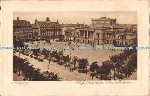 R552885 Leipzig Augustusplatz Neues Theater Bruno Hansmann Nr 17443 RP