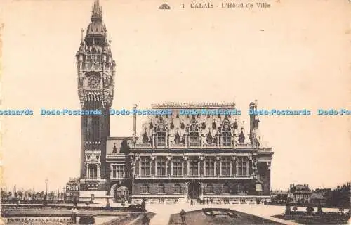 R552892 Calais L Hotel de Ville C A P