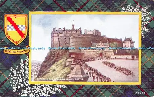 R554940 Edinburgh Castle Changing the Guard Valentine Art Farbe