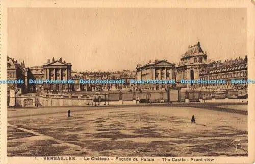 R552913 Versailles The Castle Front View Guy A Leconte