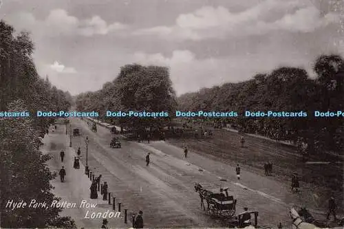 R556529 Hyde Park Rotten Row London H V Photolet Serie London Serie 8