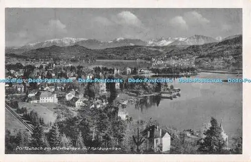 R552990 Portschach am Worthersee mit Karawanken Franz Schilcher 1945