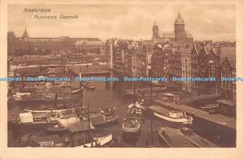 R555040 Amsterdam Panorama Damrak W und S H Weenenk und Snel den Haag Ams 1004