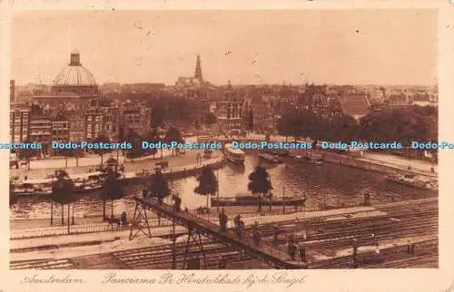 R555045 Amsterdam Panorama Pr Hendrikkade von de Singel W und S H Weenenk und Sne