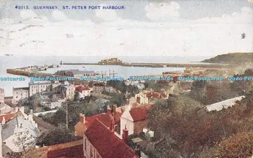 R555053 42013 Guernsey St Peter Port Harbour Celesque Serie Photochrom 1924