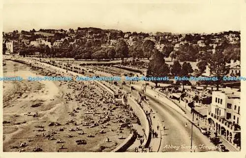 R556587 Abbey Sands Torquay M und L National Series 1958