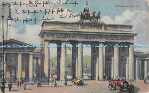 R555083 Berlin Brandenburger Tor Serie Offset I W B Nr 127