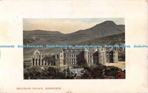 R555100 Holyrood Palace Edinburgh Gem Series J R Russell 1908