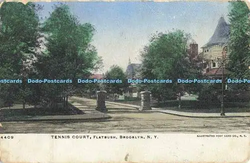 R556616 4409 Tennisplatz Flatbush Brooklyn N Y Illustrated Post Card Co