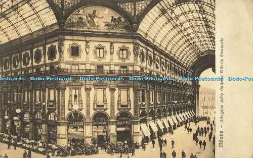 R556636 Milano Ottagona della Galleria Vittorio Emanuele Brunner 1920 V R Prof C