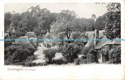 R555144 512 D Cockington Old Village Peacock Brand Duplex Postkarte Bild Sta