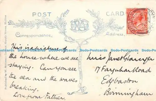 R555156 Polurrian Bay and Hotel Mullion No 3 W Mitchell Seal of Artistic British