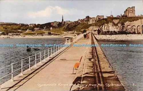 R553156 Tynemouth Tynemouth Haven und Priory aus Pier M und L National Series