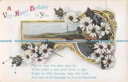 R555235 A Very Happy Birthday to You Merrily may days vergehen W and K Series No