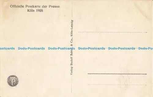 R556750 Köln Beleuchtung des Rheinufers No 33a Offizielle Postkarte der Pressa K