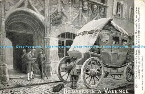 R556757 Bonaparte a Valence 1791 Devant la Maison des Tetes Autotypie de J Ceas