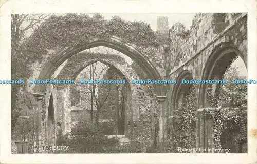 R556761 Canterbury Ruins of Infirmary Wellington Serie G und P 1904