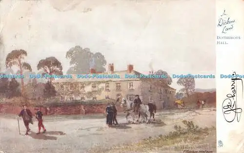 R553231 In Dickens Land Dotheboys Hall Tuck Art Series 1163 1903