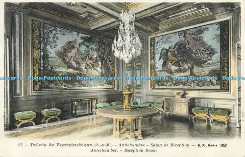 R556798 65 Palais de Fontainebleau S et M Antichambre Salon de Reception Antecha