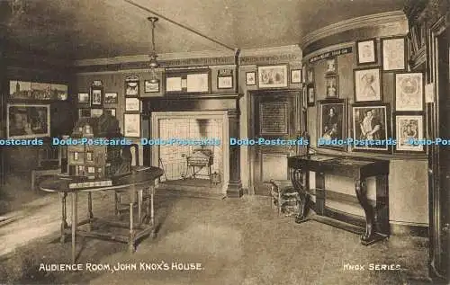 R556830 Audience Room John Knoxs House Knox Serie W J Hay John Knoxs