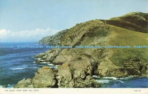 R556839 Coast from Soar Mill Cove KKB 107 Cotman Color Jarrold