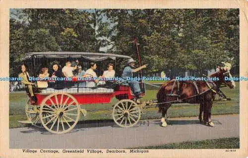 R553309 Michigan Village Carriage Greenfield Village Dearborn The Henry Ford Mus