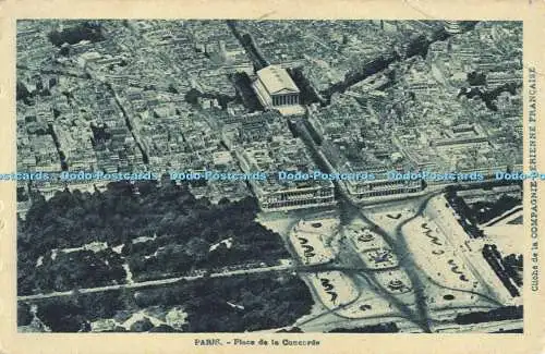 R556893 Paris Place de la Concorde Compagnie Aerienne Francaise