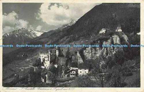 R556894 Meran I Castello Fontana e Tirol Nr 1010 18 Stichfoto Lor Franzl 1930