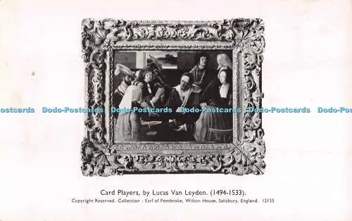 R555394 Kartenspieler von Lucas Van Leyden 1494 1533 Sammlung Earl of Pembroke W