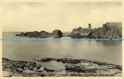 R556945 Castle and Harbour Entrance Dunbar 9 M and L National Series 1953