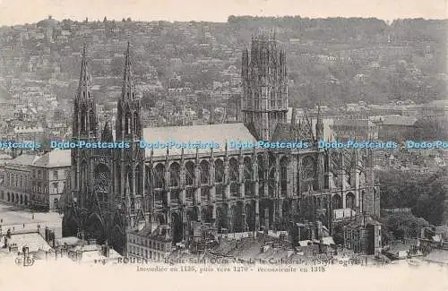 R555444 E L D 214 Rouen Eglise Saint Ouen vue de la Cathedrale