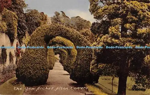 R553415 The Yew Arches Alton Towers F Frith