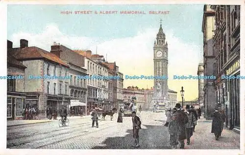 R553433 Belfast High Street und Albert Memorial D und D G