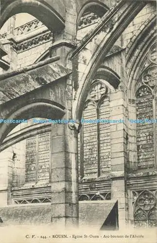 R557027 Rouen Eglise St Ouen Arc boutant de l Abside C V