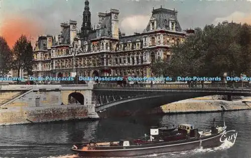 R555554 Paris et ses Merveilles L Hotel de Ville et le Pont d Arcole Guy