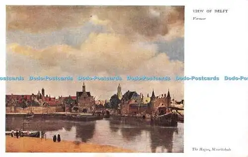 R553532 Mauritshuis Den Haag Ansicht der Delft Vermeer Medici Gesellschaft Nr 125