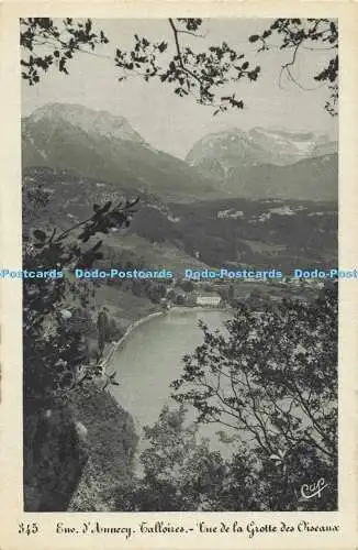 R557166 Env l Annecy Talloires Vue de la Grottes des Oiseaux C A P