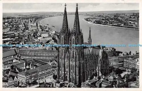 R553668 Köln Flugbild von S W Hoursch und Bechstedt 1937