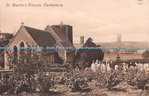 R555729 Canterbury St Martin Church Valentines Serie 1911