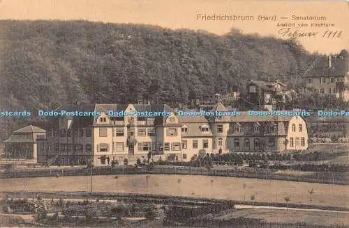 R553688 Friedrichsbrunn Harz Sanatorium Ansicht vom Kirchturm 1913