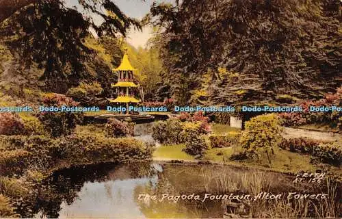 R555781 Alton Flowers The Pagoda Fountain F Frith