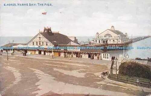 R555783 Herne Bay The Pier Photochrom Celesque Serie