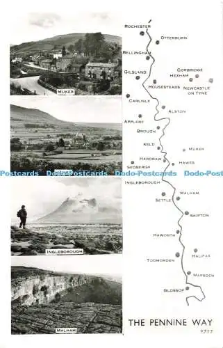 R557304 The Pennine Way Malham Ingleborough Hawes Muker Walter Scott RP Multi Vi