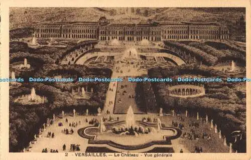 R555824 Versailles Vue Generale Le Chateau Guy A Leconte