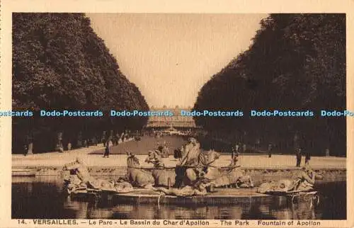 R555827 Versailles The Park Fountain of Apollon Guy A Leconte