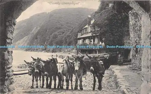 R553775 Clovelly Arbeitslose G S Reilly Majestic Serie 1910