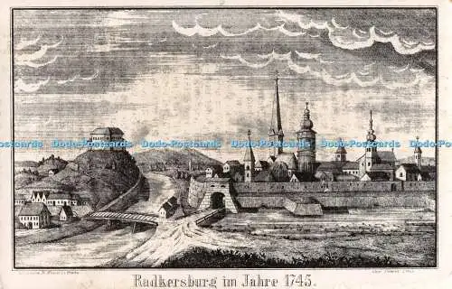 R555868 Radkersburg im Jahre 1745