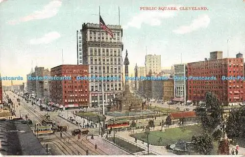 R555870 Cleveland Public Square W G Mac Farlane